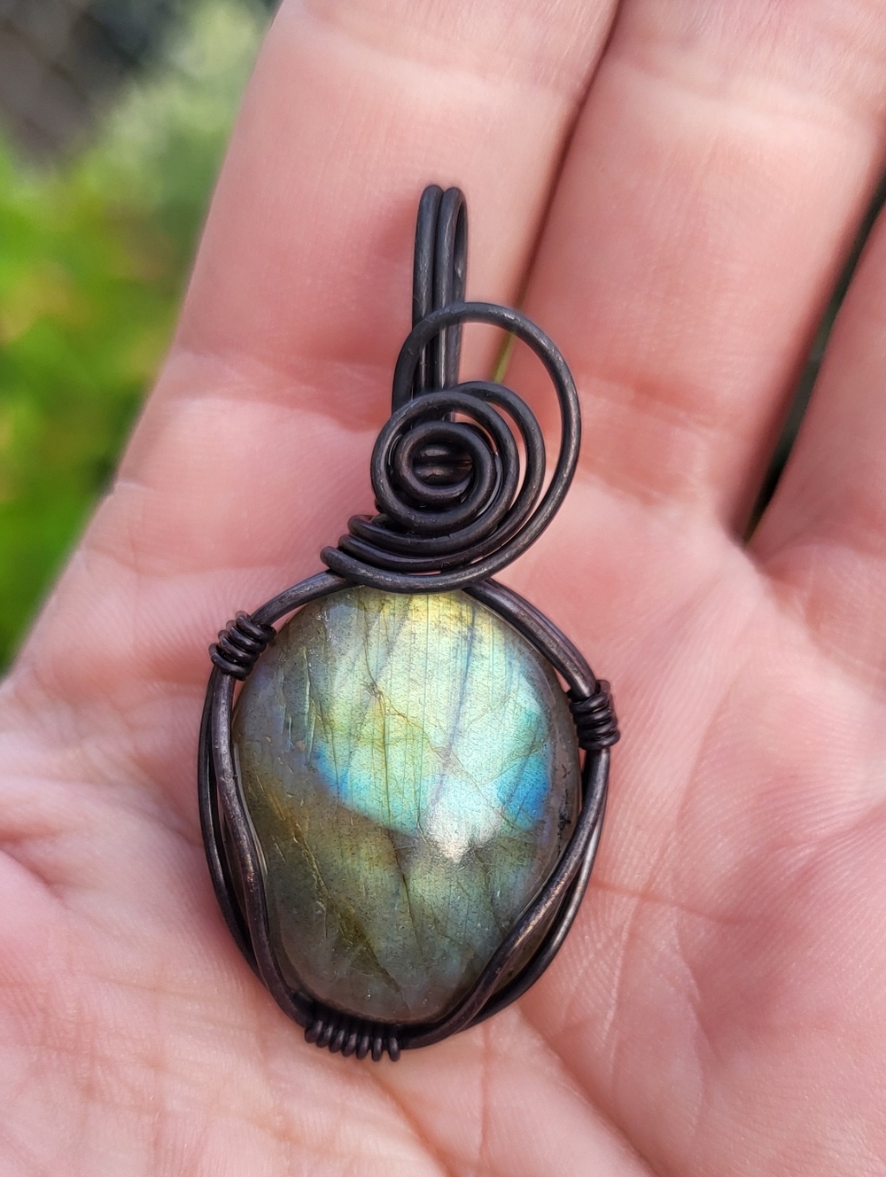 Handcrafted Labradorite Pendant
